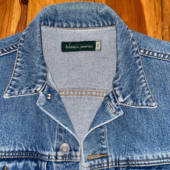 Vintage Oversized Jean Jacket Denim - Picture 3 of 4